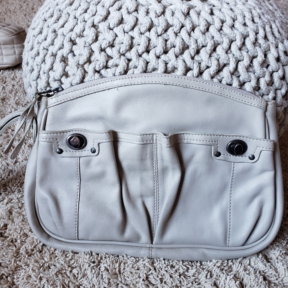 Leather clutch